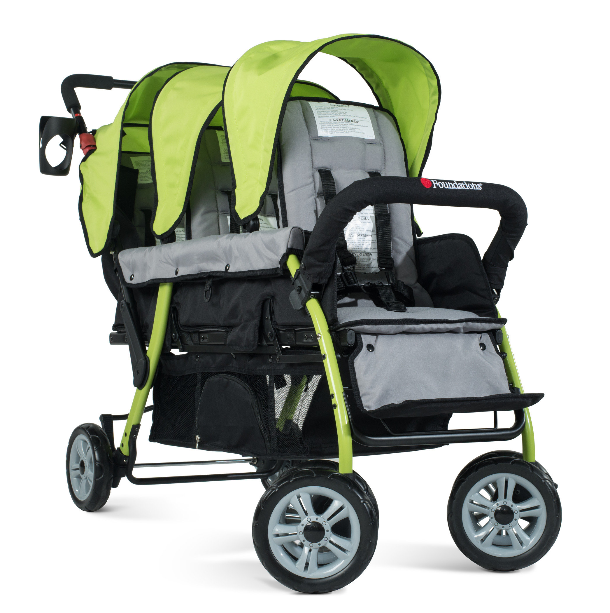 3 seat stroller