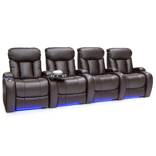 Home Theater Row Seating (Row Of 4) by Latitude Run Amazing