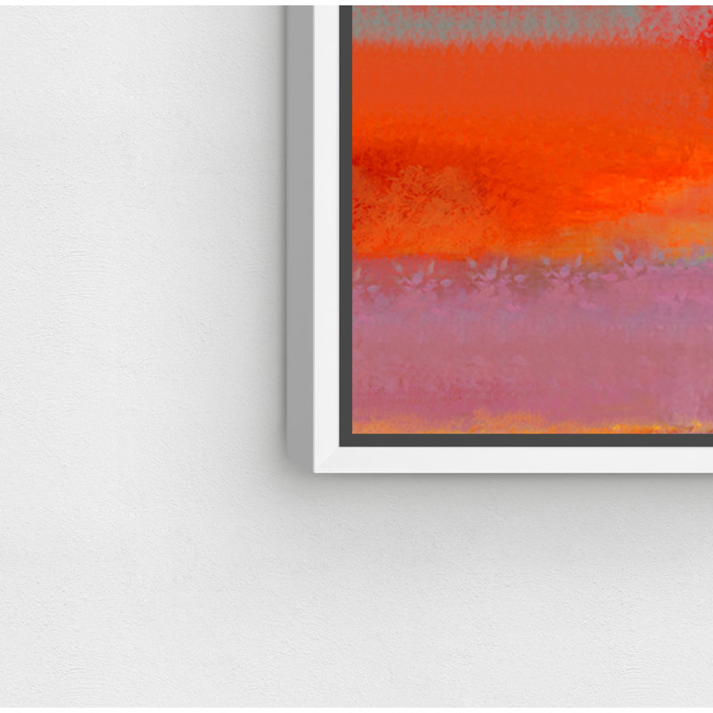 Oliver Gal When Sun Sets Framed Graphic Art Print On Canvas Wayfair