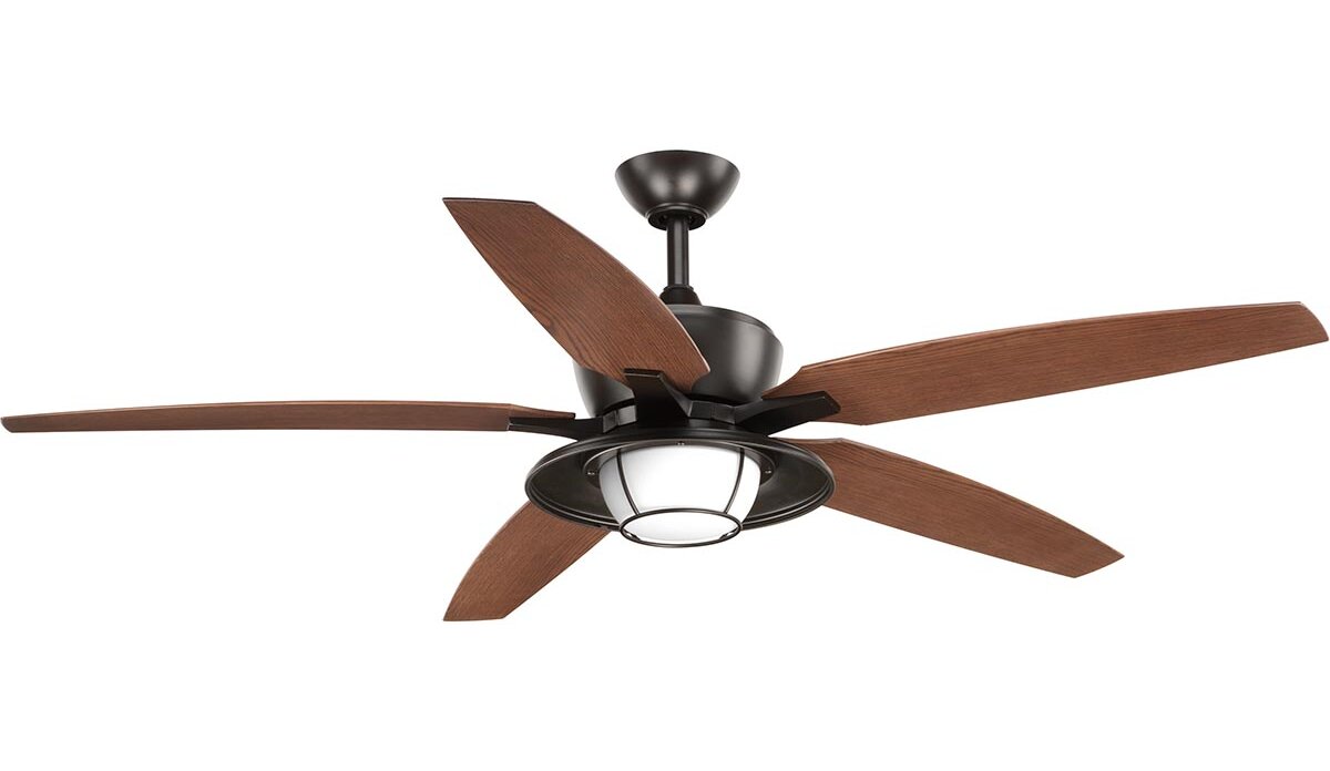 Milmont 5 Blade Outdoor Led Ceiling Fan With Remote