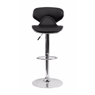 Adjustable Height Swivel Bar Stool by Offex