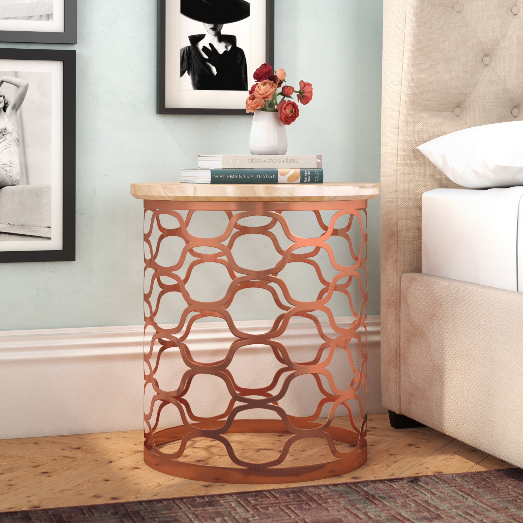 Bloomsbury Market Bedside Table Wayfair Co Uk