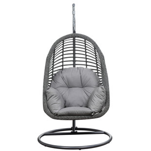 Go to store & view more images Pothier Hanging Basket Spuncrylic Swing Chair with Stand by Mistana