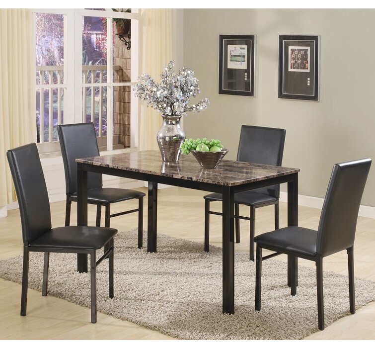 red barrel studio noyes 5 piece dining set