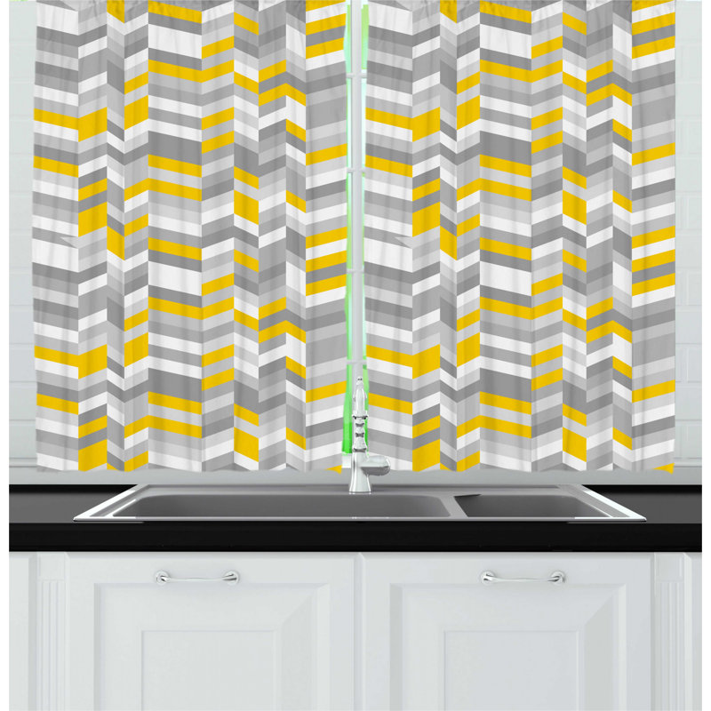 East Urban Home Kitchen Curtains Kitchen Curtain Wayfair