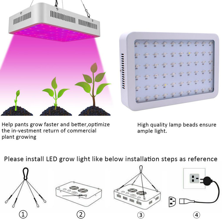 grow light from below