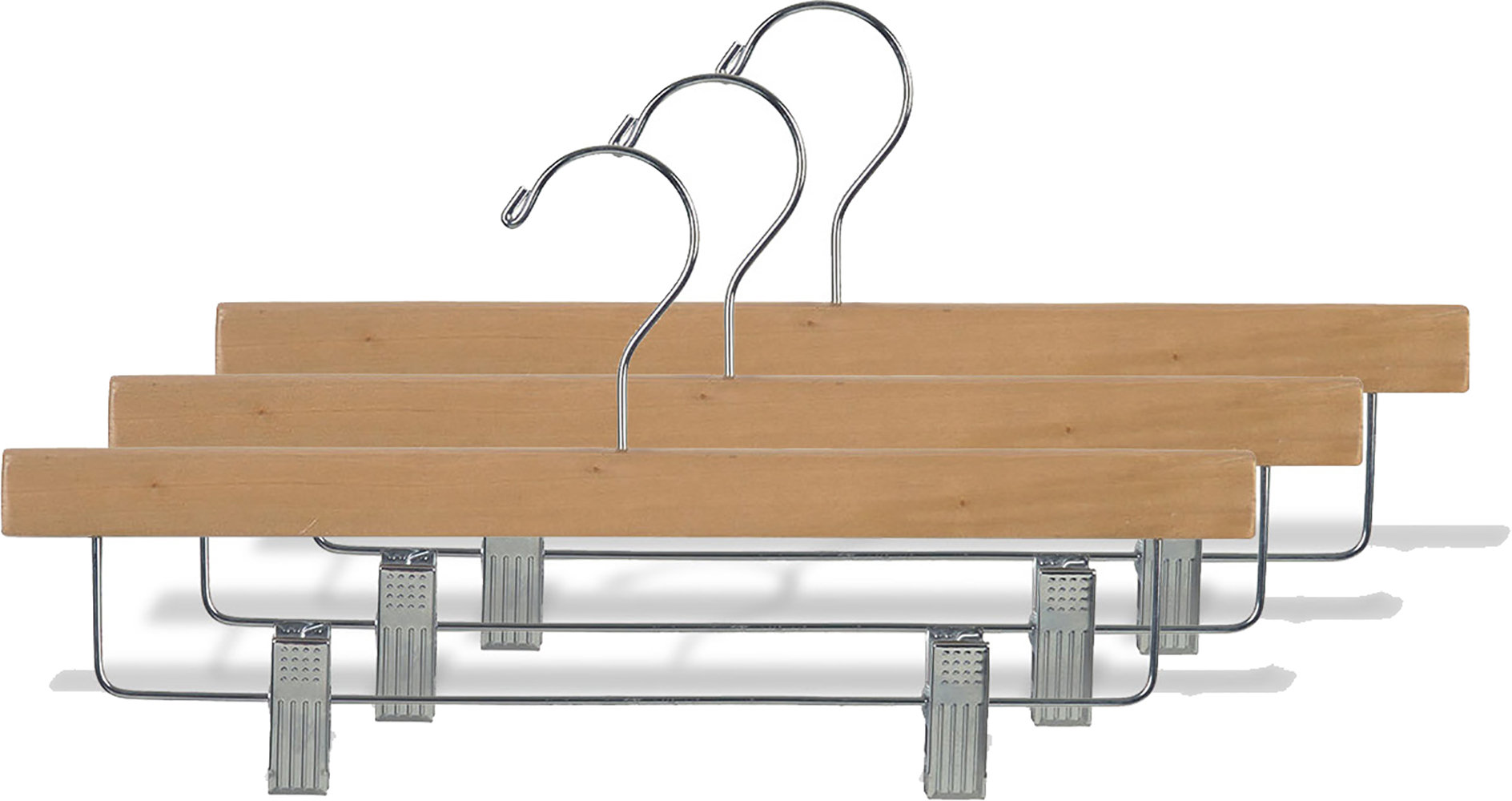 Rebrilliant Wood Soft Touch Bottoms Hanger for Skirt/Pants Wayfair