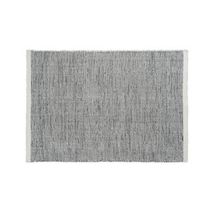 Mariya Hand Woven Wool Gray Area Rug