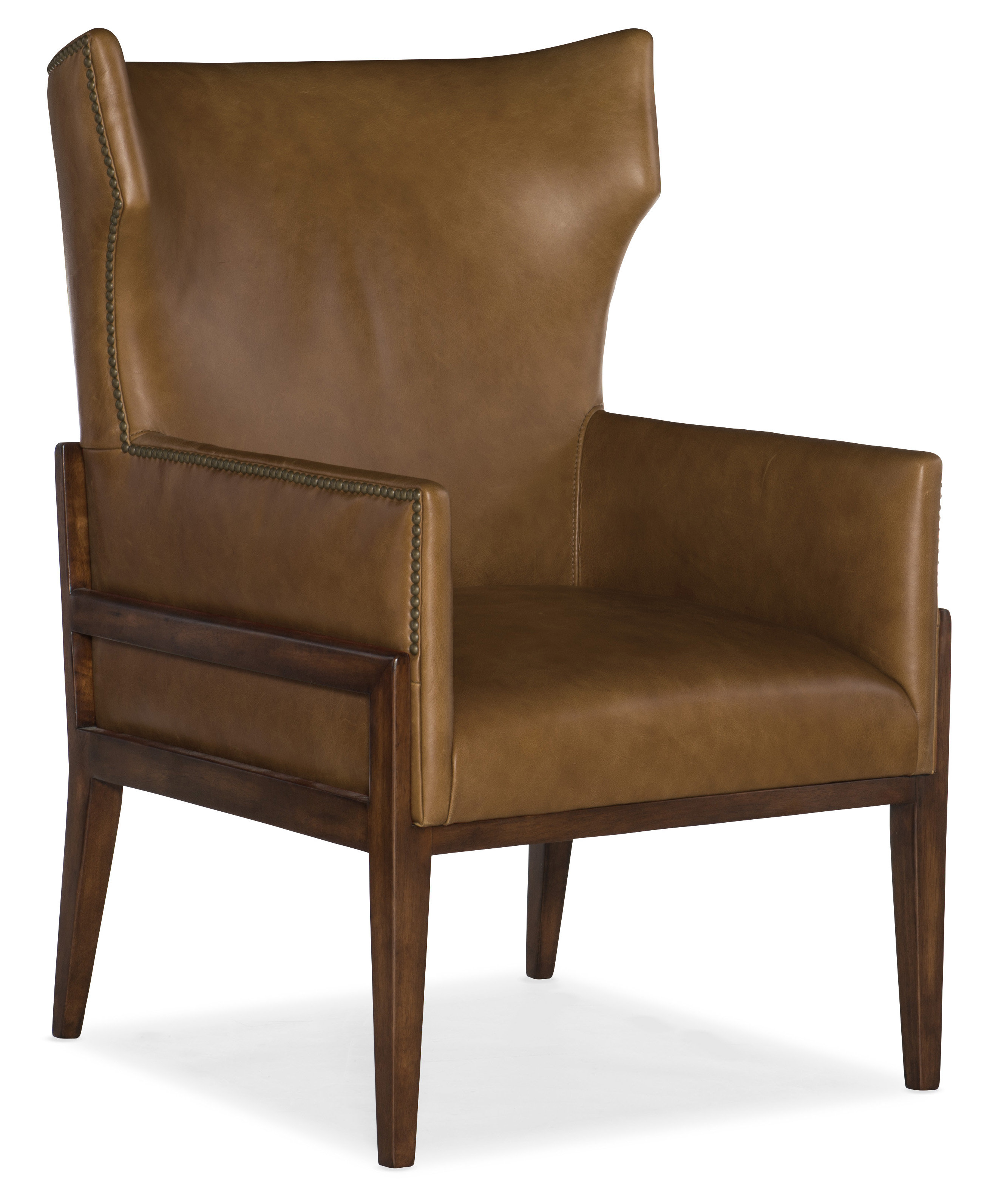 Hooker Furniture Burrell Leather 21 Wingback Chair Wayfair