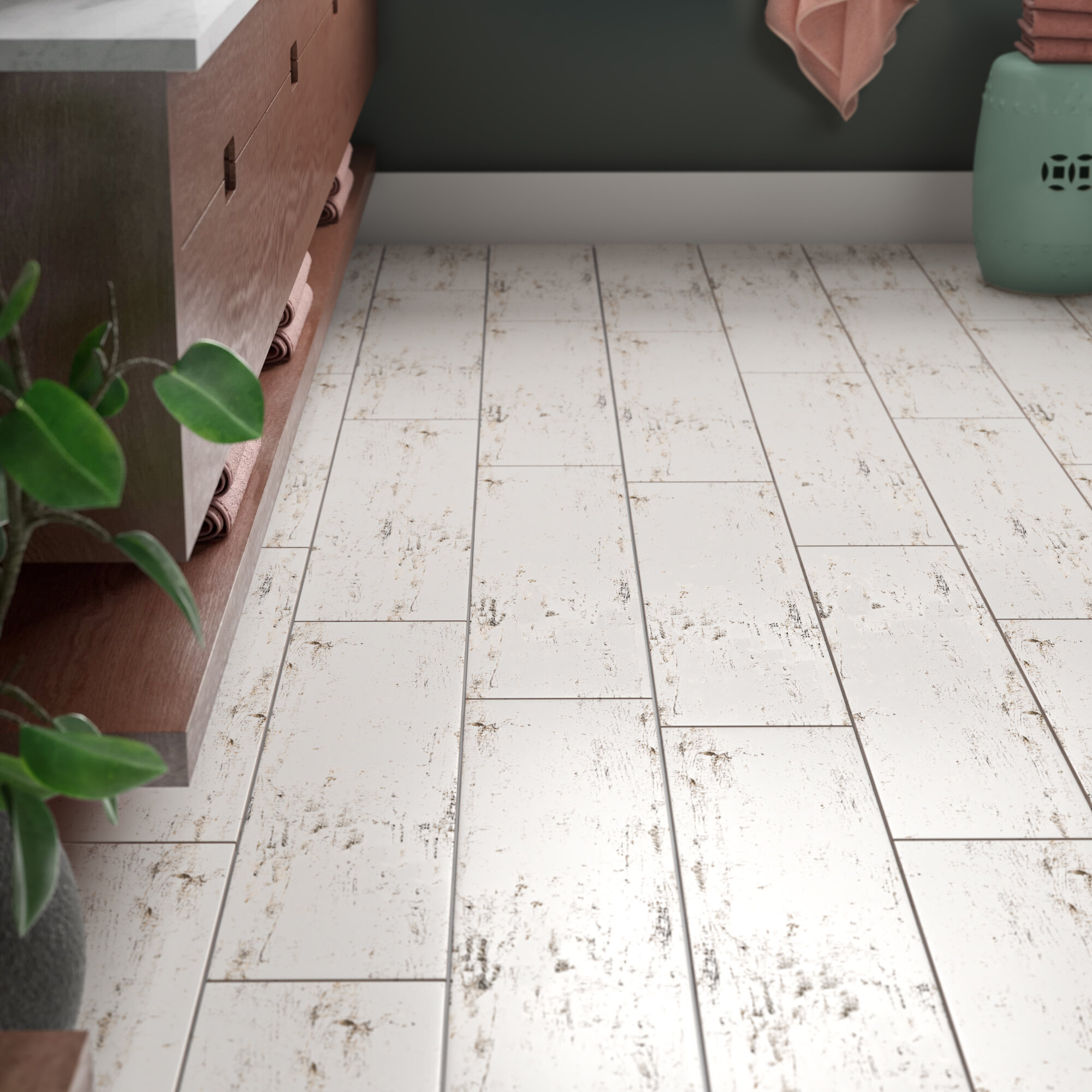 Rafine OXI Aged Wood Effect Tiles 15x60cm Wall Floor Kitchen Bathroom 