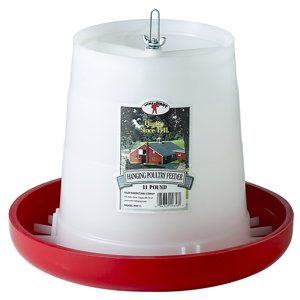Little Giant Farm & Ag Plastic Hanging Poultry Feeder