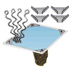 Corkscrew Ground Anchor Kit