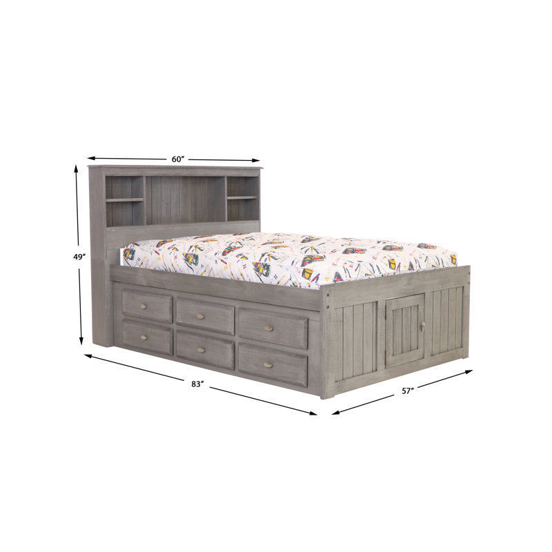 Birch Lane Heritage Ercole Full Mate S Captain S Bed With 6
