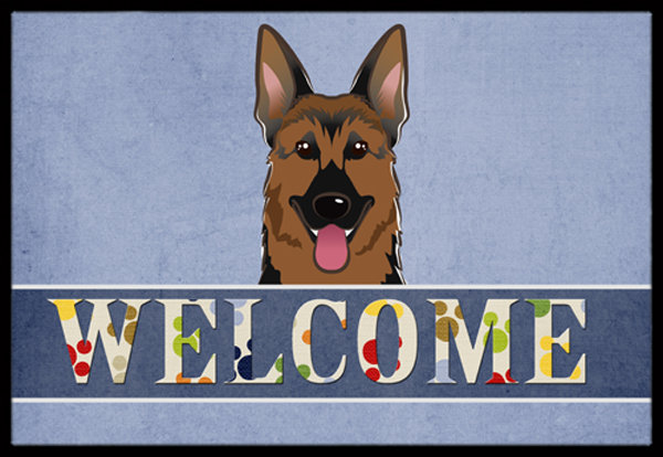 german shepherd welcome mat