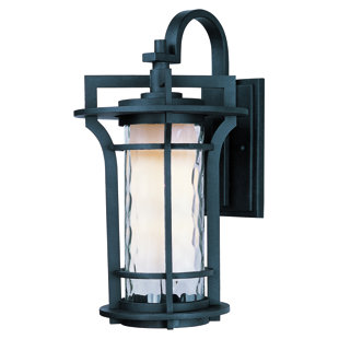 Go to store & view more images Espitia 1-Light Outdoor Wall Lantern by Millwood Pines