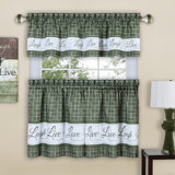 Sage Green Kitchen Curtains Wayfair