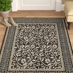 Austin Black Indoor/Outdoor Area Rug