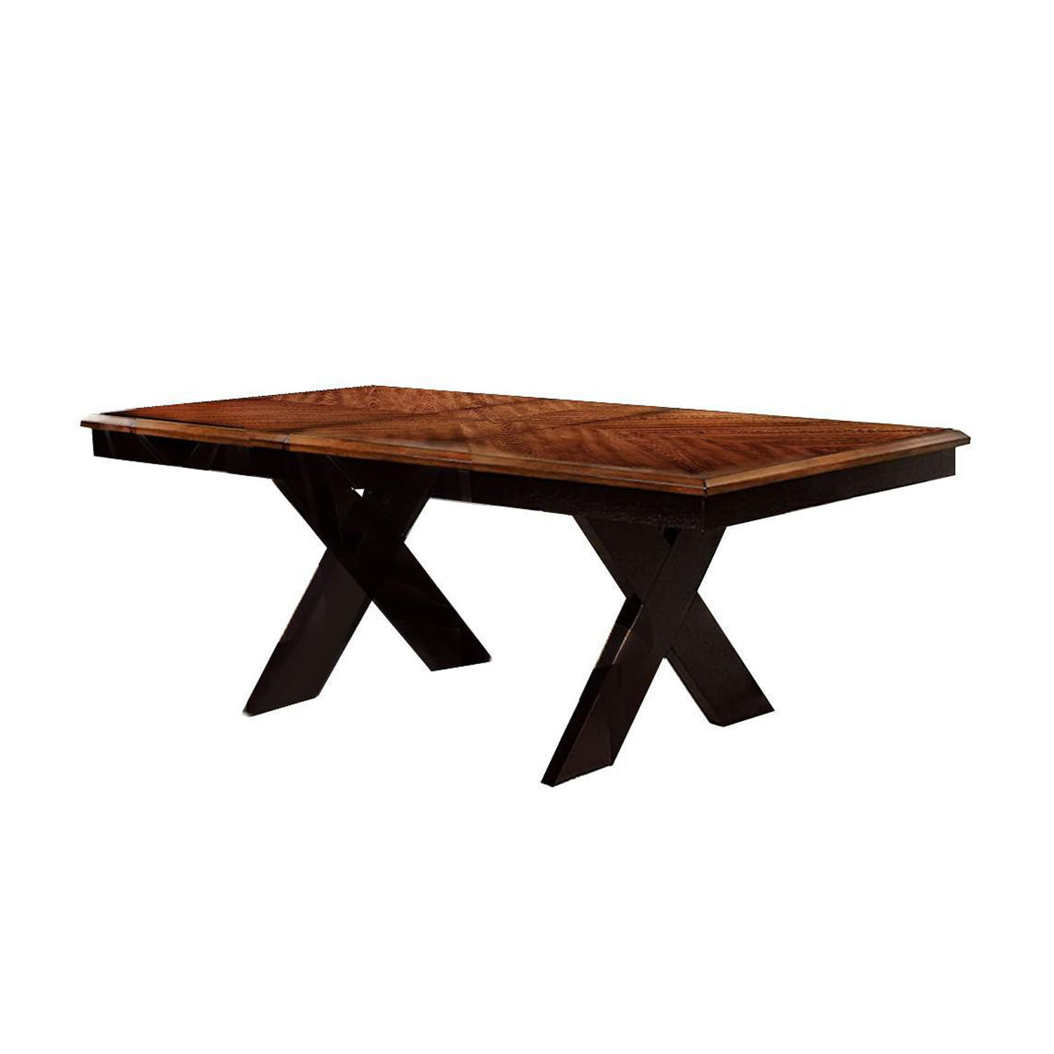 Gracie Oaks Caelahn Extendable Trestle Dining Table Wayfair