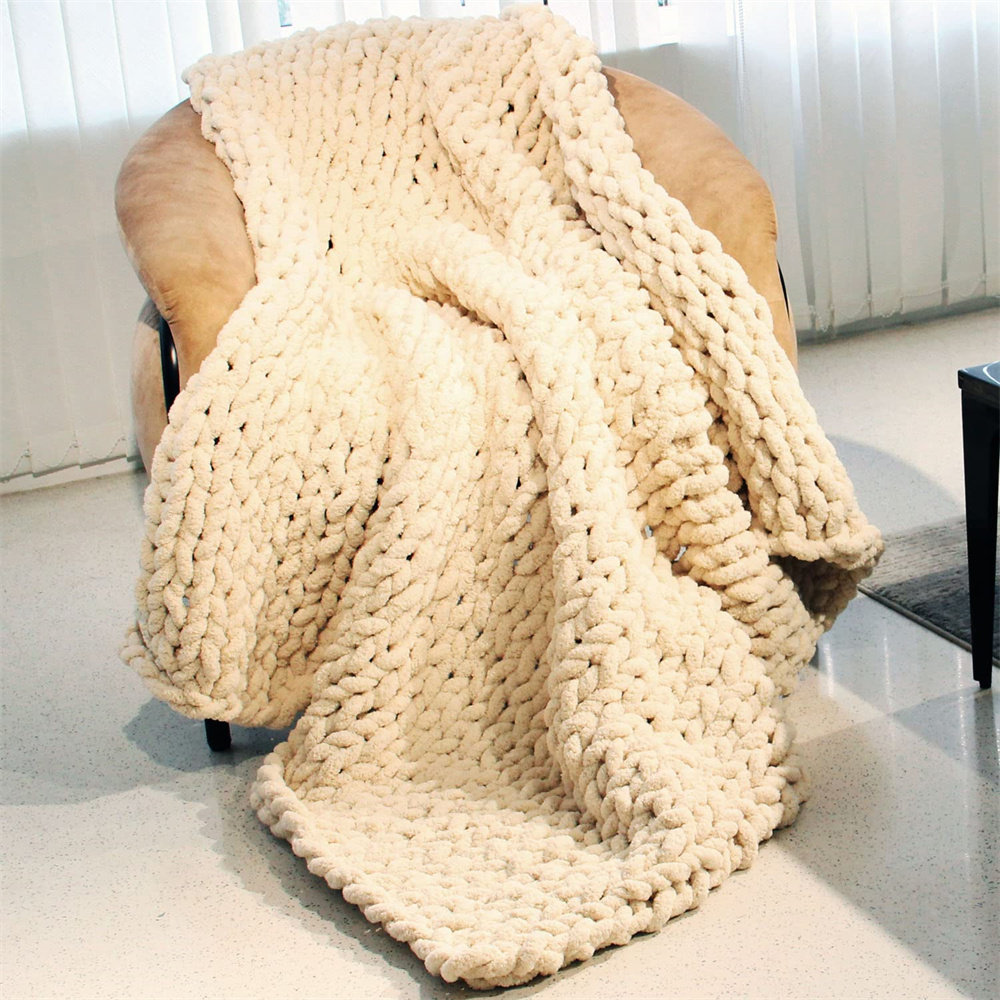 large cable blanket