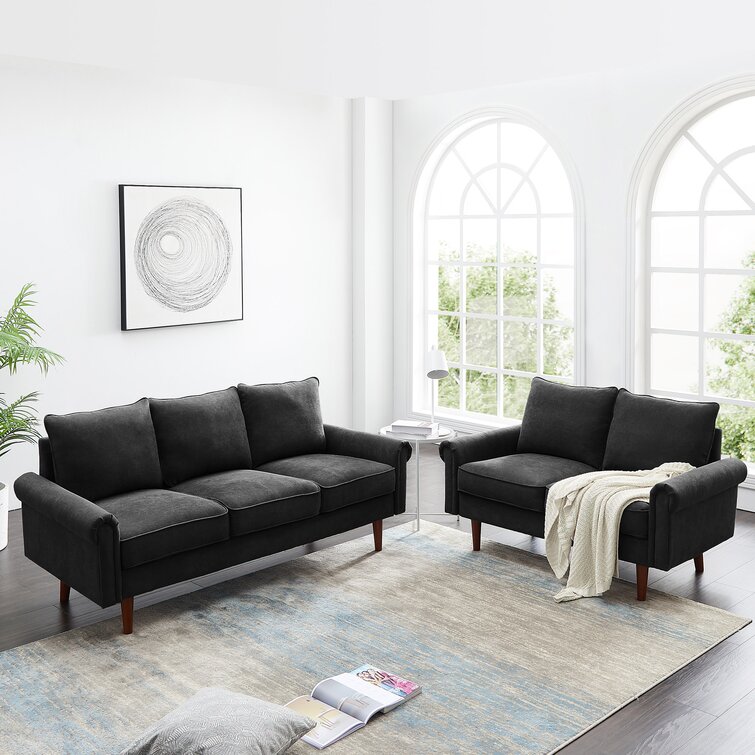Corrigan Studio® Callahan 2 Piece Standard Living Room Set & Reviews ...