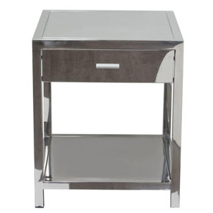 Katara Square Stainless Steel End Table by Orren Ellis Find