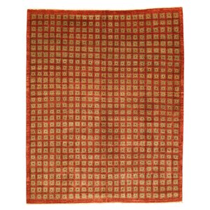 Marigaon Hand-Knotted Red Area Rug