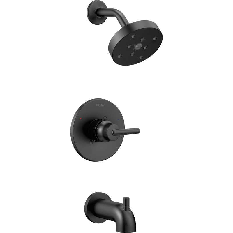 T14459 Ss Cz Delta Trinsic Pressure Balanced Tub And Shower