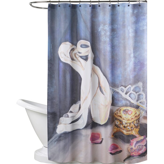 House of Hampton® Tess Still Life Single Shower Curtain ...