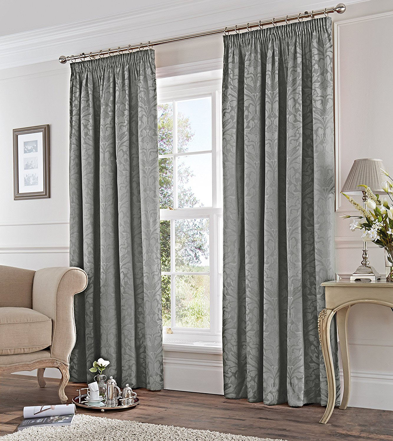 Marlow Home Co Cayden Pencil Pleat Room Darkening Curtains