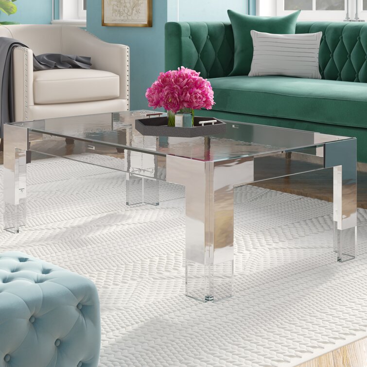 wayfair lucite coffee table