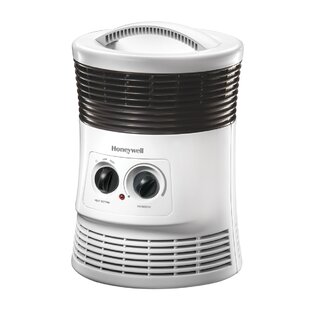 360 Surround 1,500 Watt Electric Fan Compact Heater By Honeywell