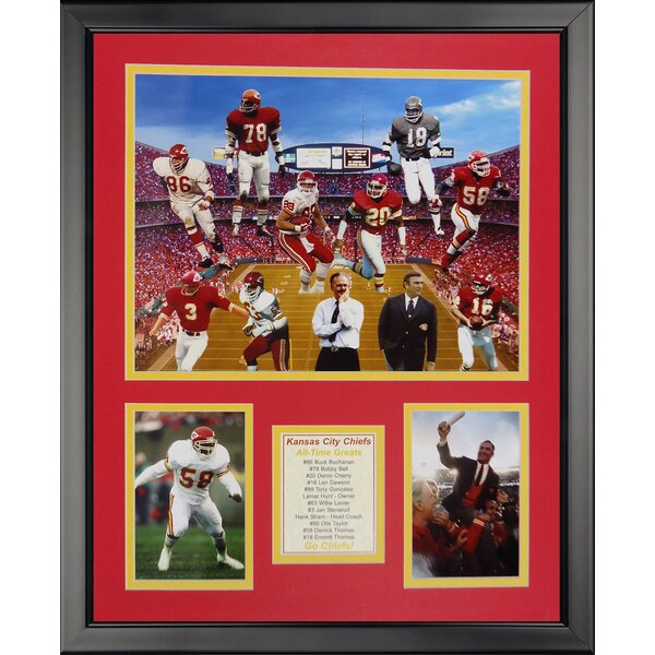 Legends Never Die NFL Picture Frame Memorabilia | Wayfair.ca