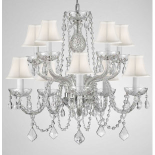 Go to store & view more images Kesler 10-Light Shaded Chandelier by House of Hampton