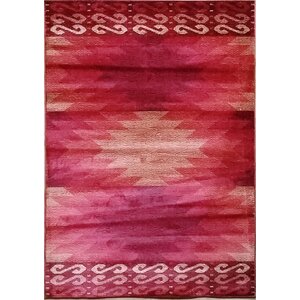 La Junta Red Area Rug