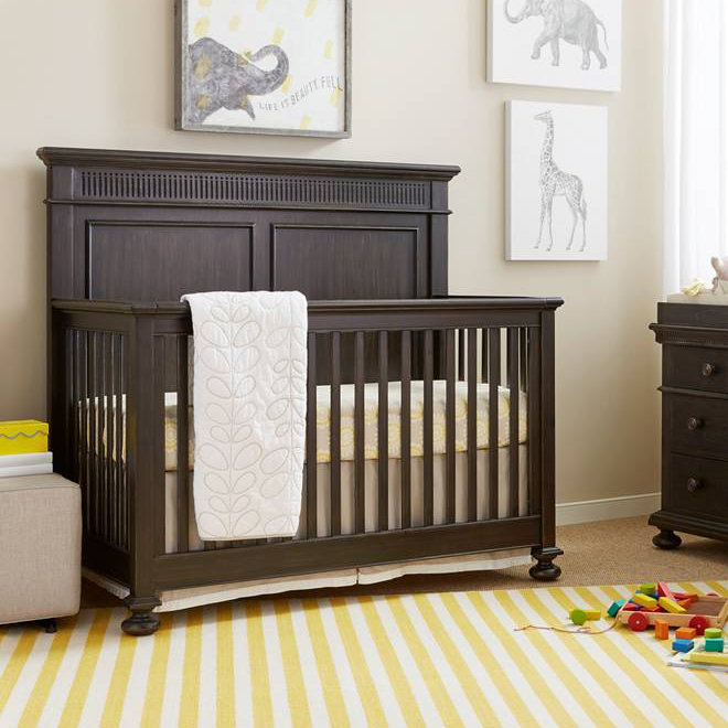 bed with built in crib