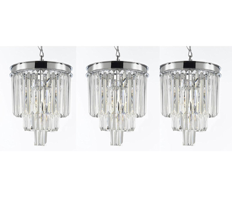 House Of Hampton Keever 3 Light Unique Statement Tiered Pendant Wayfair