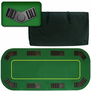 Deluxe Texas Holdem Folding Poker Tabletop