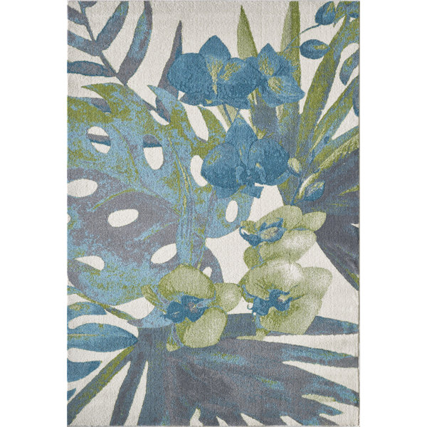 Bayou Breeze Alessa Area Rug in Green | Wayfair