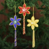 Details about   Cross Ornament with Poinsettia With Love At Christmas metal 13463 220 