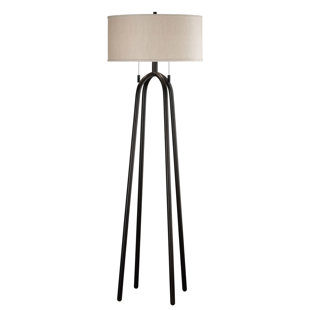 Modern Contemporary Floor Lamp Drum Shade Allmodern Quickview