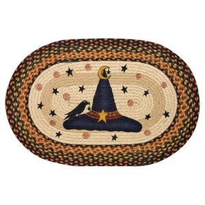 Witch Hat Printed Oval Area Rug