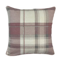 pink check cushions