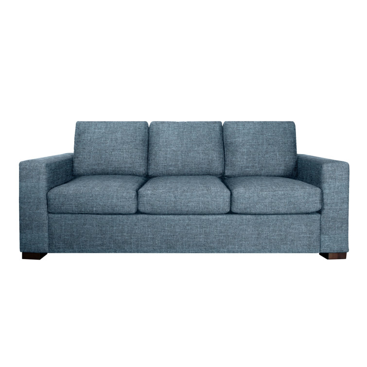 Edgecombefurniture Gorham 86 Square Arm Sofa Bed With Reversible Cushions Wayfair