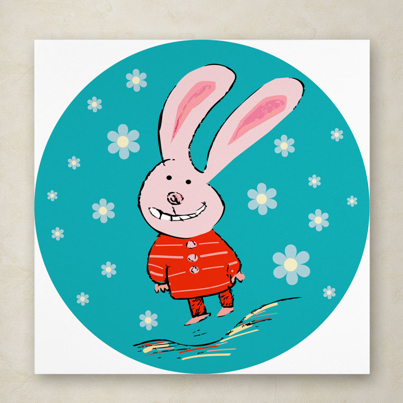 Trademark Art Baby Bunny By Carla Martell Painting Print On