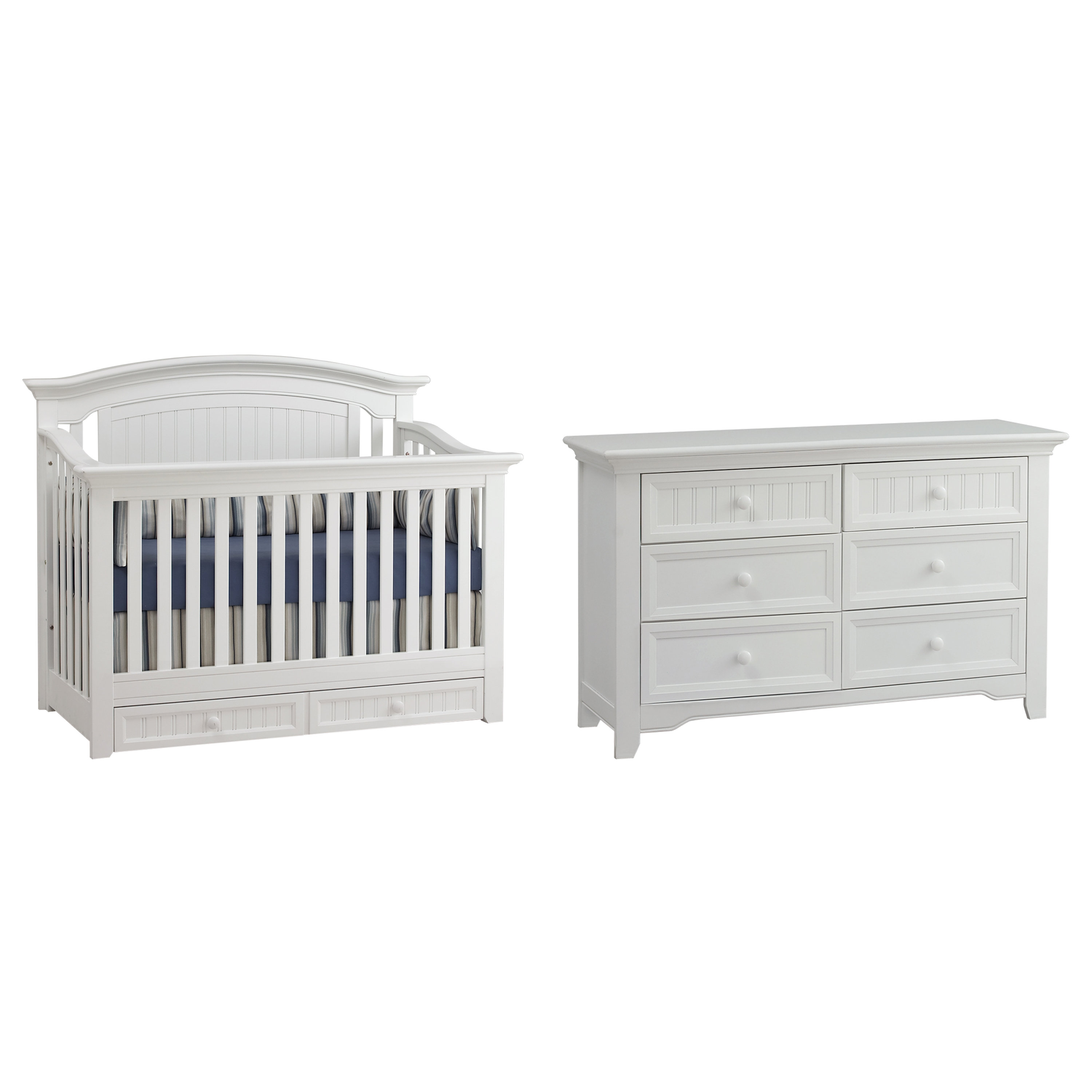 Suite Bebe Winchester 4 In 1 Convertible 2 Piece Crib Set