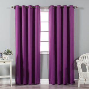 Deep Purple Curtains Wayfair