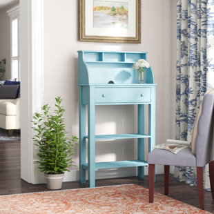 Go to store & view more images Campbelltown Solid Wood Secretary Desk with Hutch by Andover Mills
