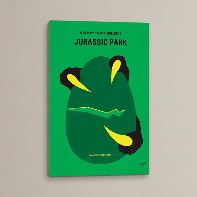 East Urban Home Jurassic Park Minimal Movie Poster Advertisement