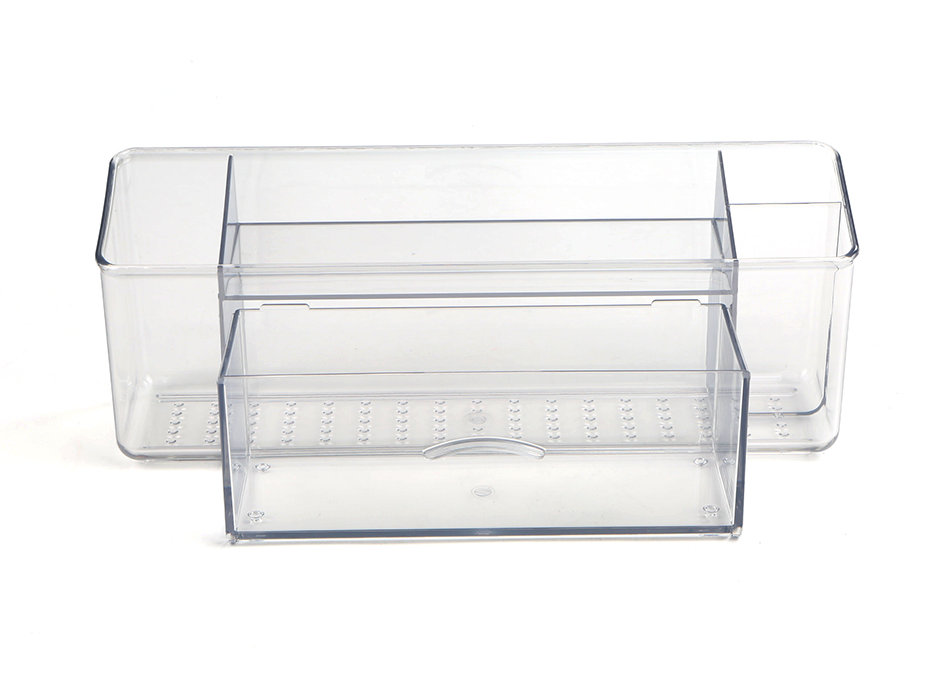 Mind Reader Cabinet And Pantry 4 5 H X 12 W X 3 D Drawer Organizer Wayfair