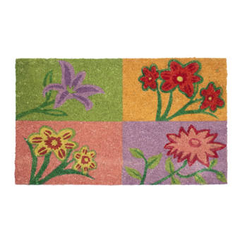 Hflt Red Poppies 30 In X 18 In Indoor Door Mat Wayfair